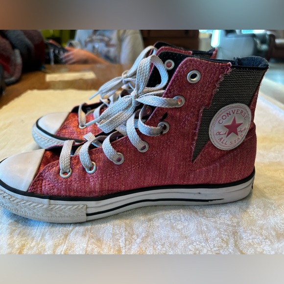 Converse All Star Youth Size 3, high top Lightening Metallic Wizard - Picture 4 of 8